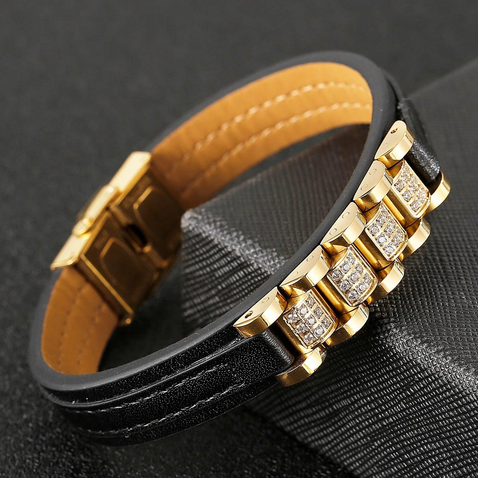 Pulseira Dourada Masculina - Renns