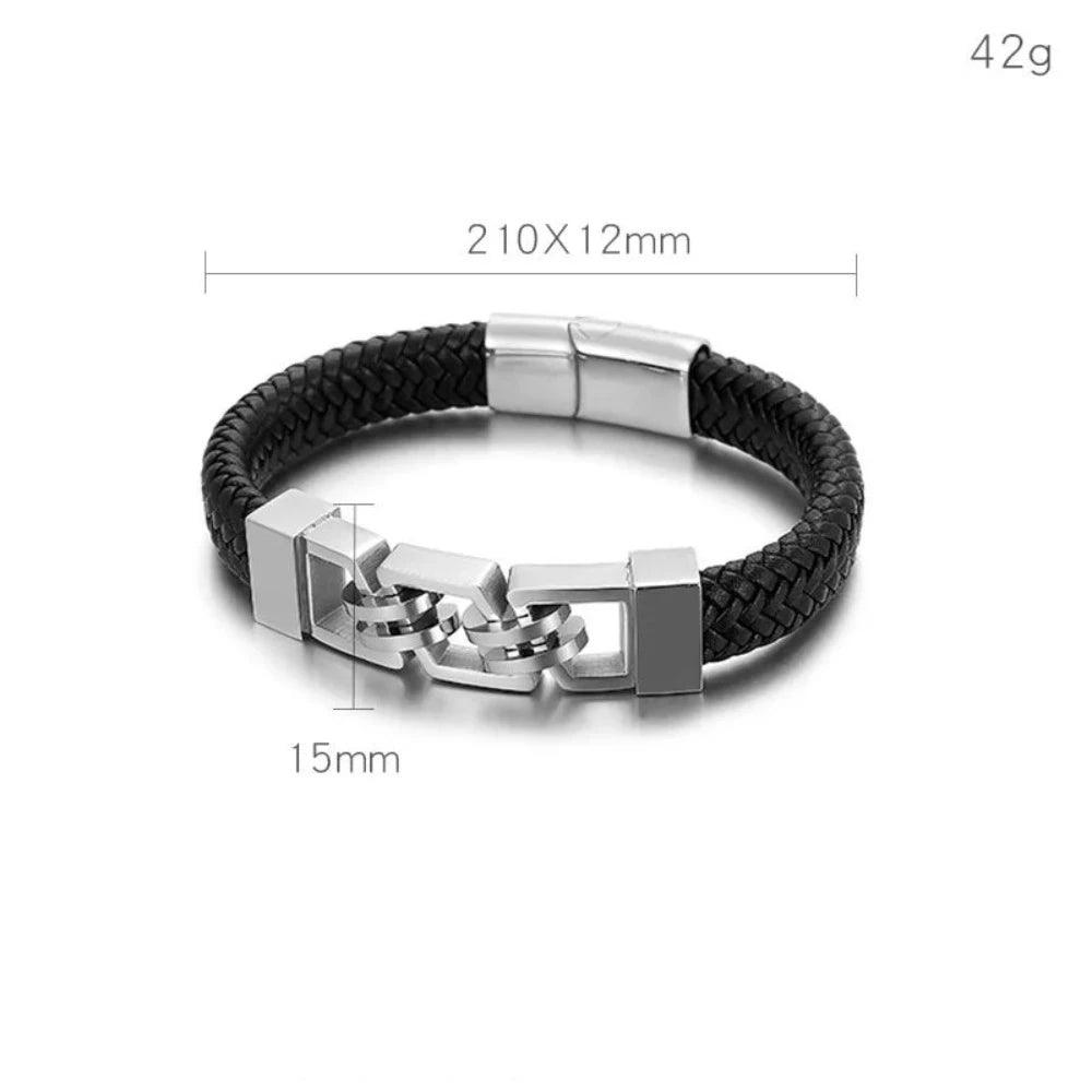 Pulseira de Prata Masculina - Renns