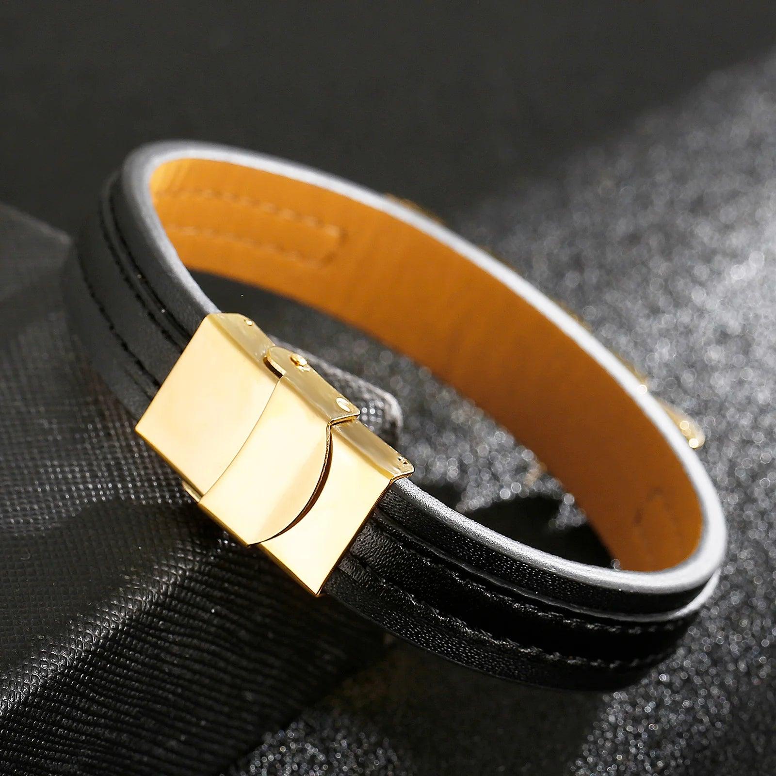 Pulseira Dourada Masculina - Renns