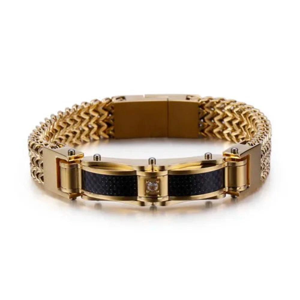 Pulseira Dourada Masculina - Renns