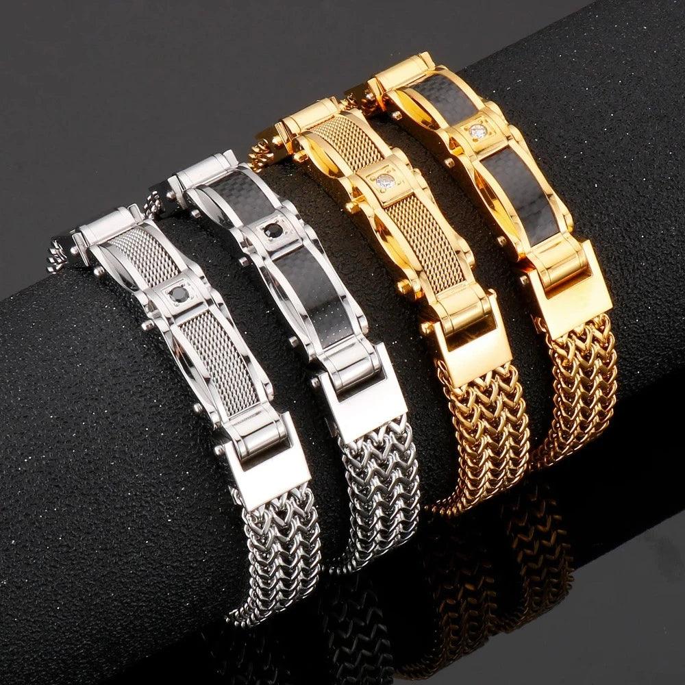 Pulseira Dourada Masculina - Renns