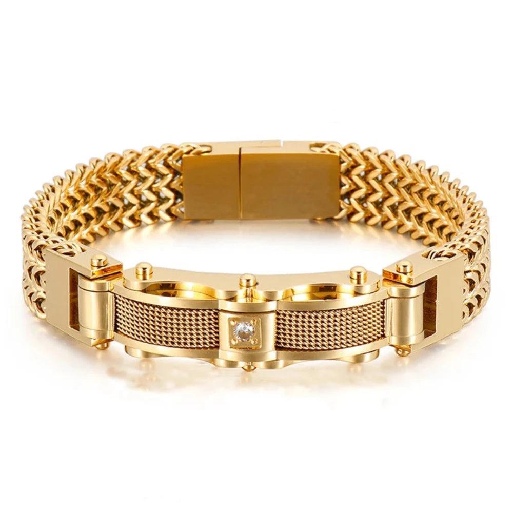 Pulseira Dourada Masculina - Renns