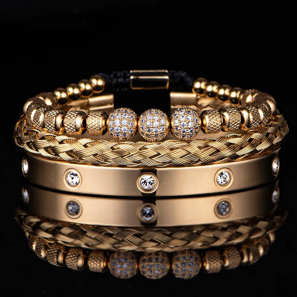 Pulseira Dourada Masculina - Renns