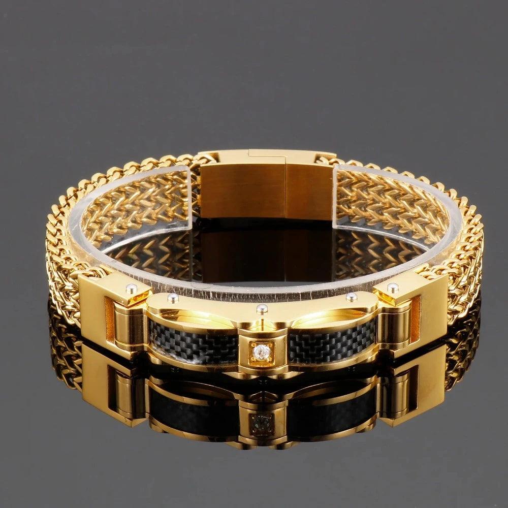 Pulseira Dourada Masculina - Renns