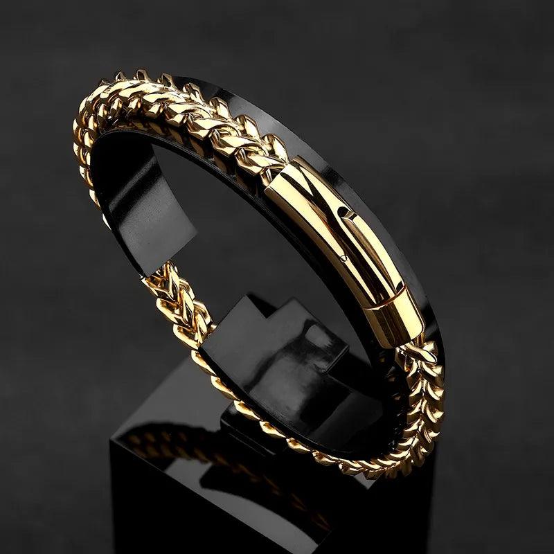 Pulseira de Ouro Masculina - Renns