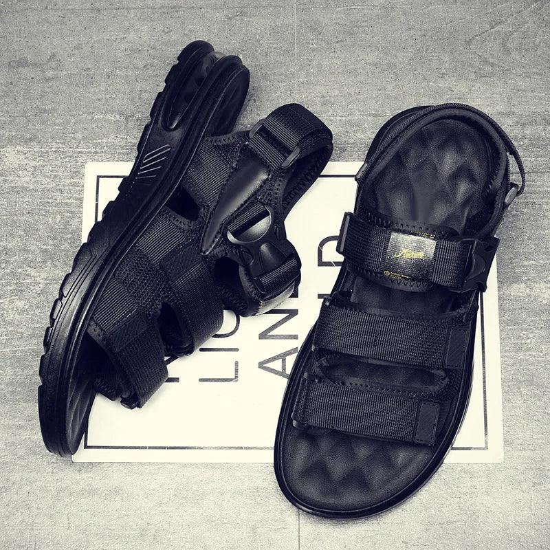 Sandália Preta Masculina - Renns