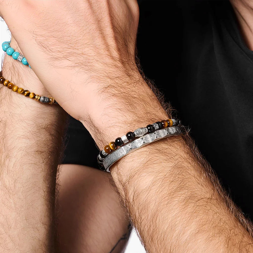 Pulseira Bangle Ampulheta Facetada