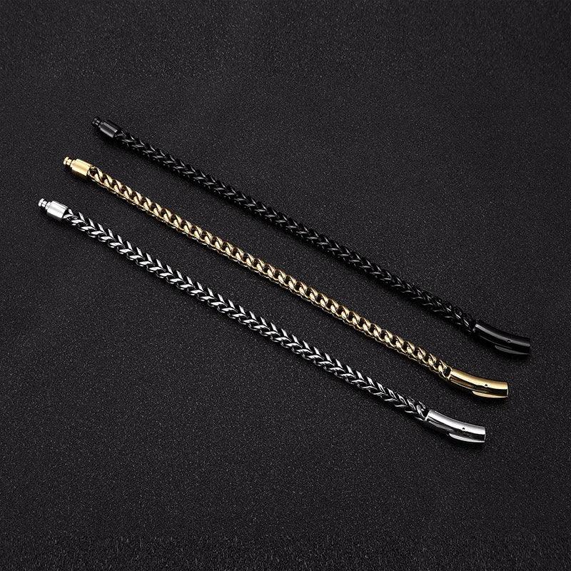 Pulseira de Ouro Masculina - Renns