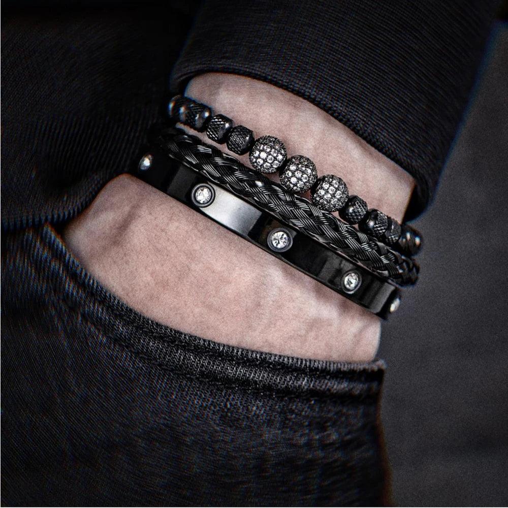 Pulseira Preta Masculina - Renns