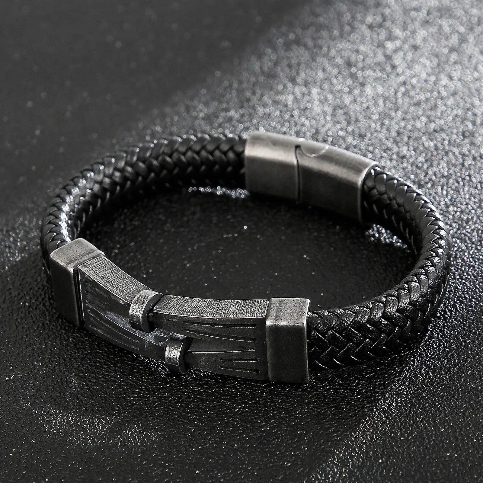 Pulseira Preta Masculina  - Renns