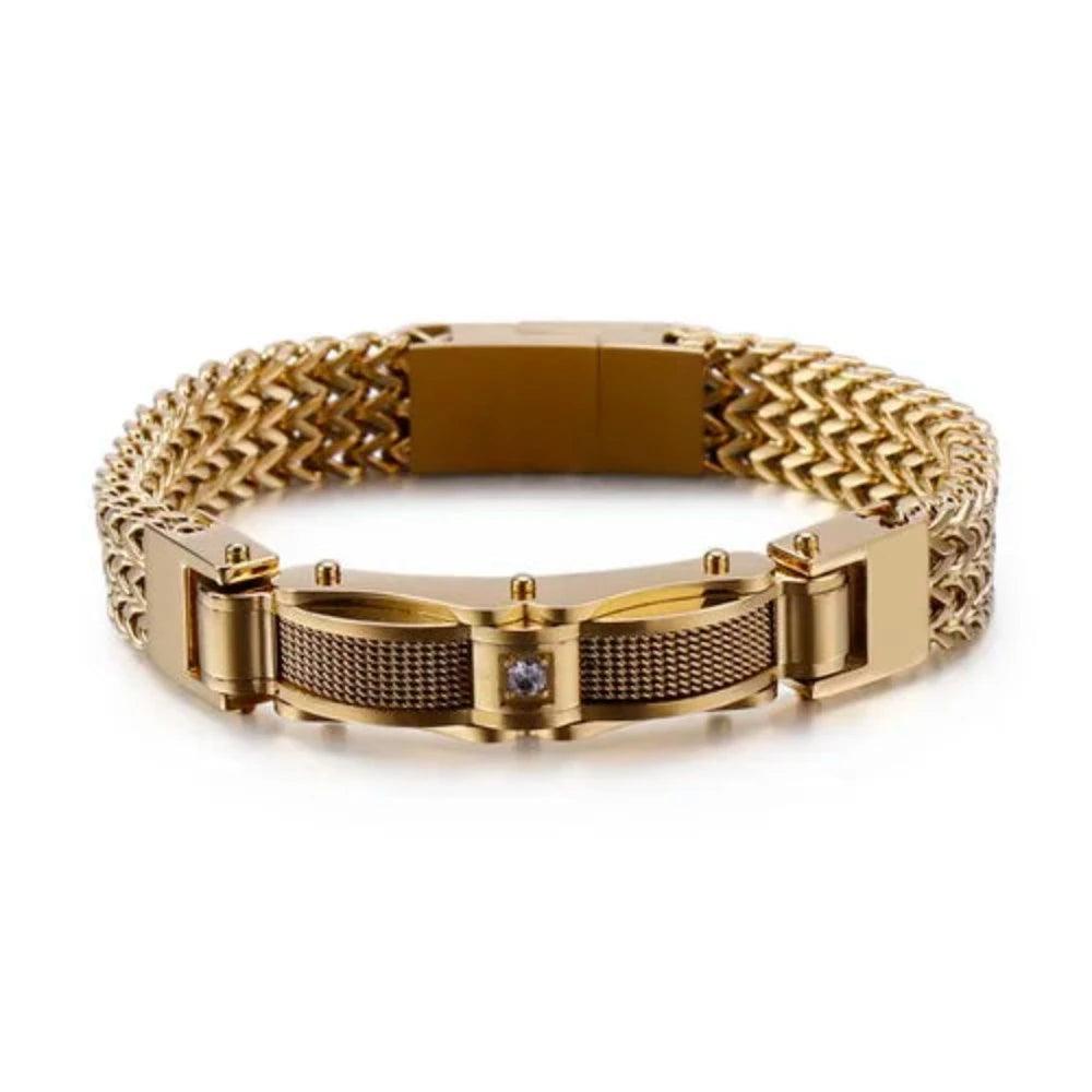 Pulseira Dourada Masculina - Renns