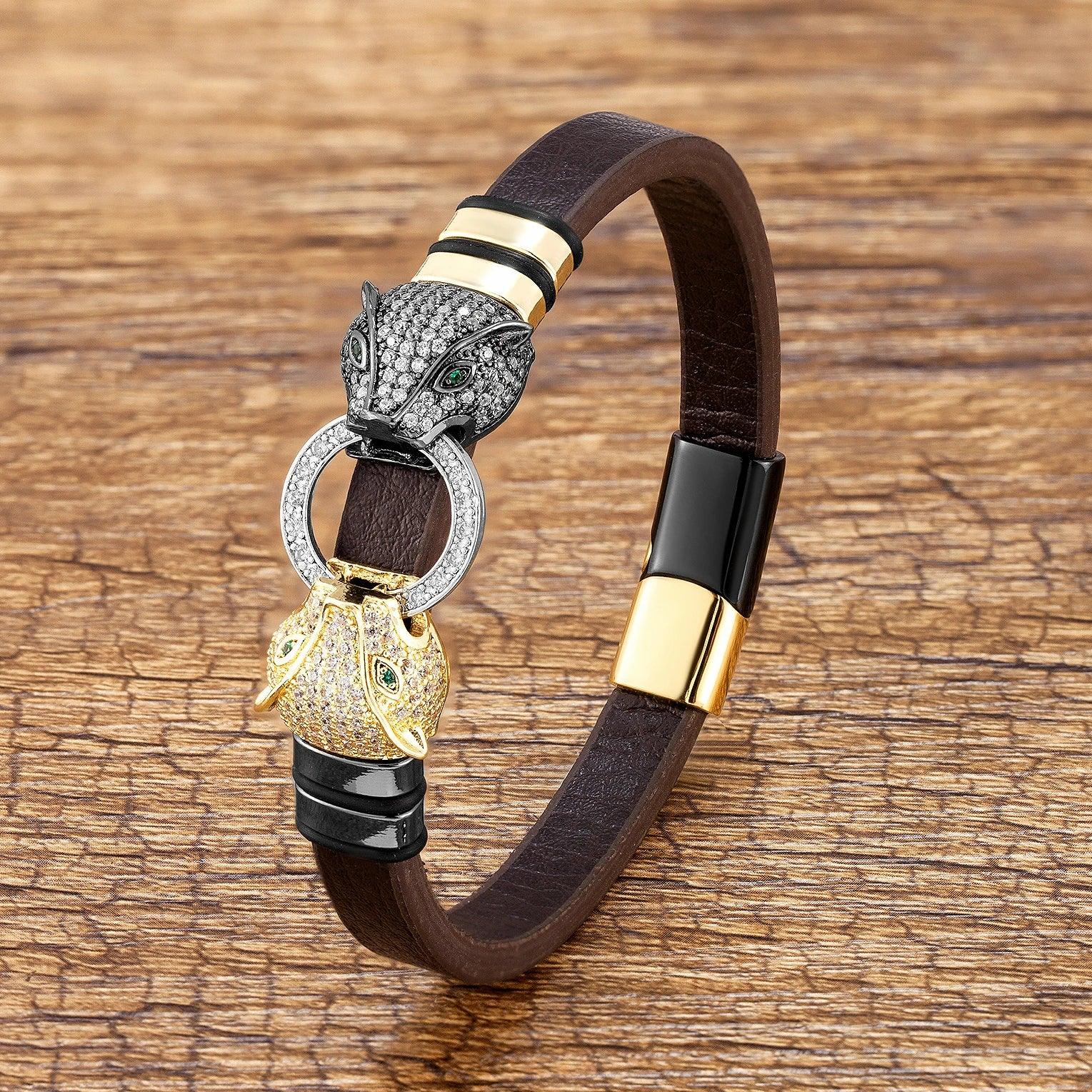 Pulseira Prata/Dourada Masculina - Renns