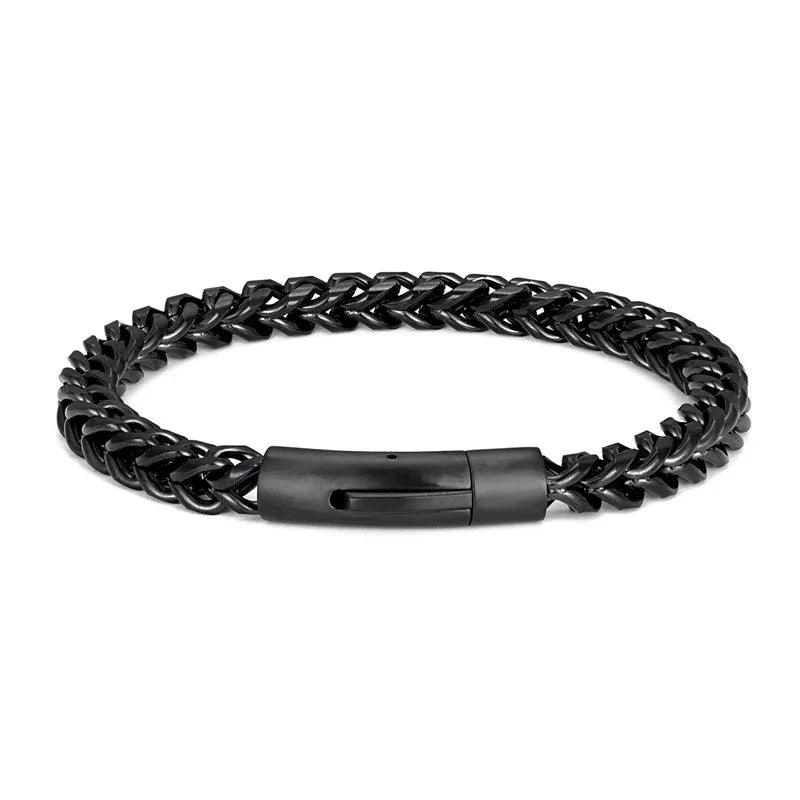 Pulseira Preta Masculina - Renns