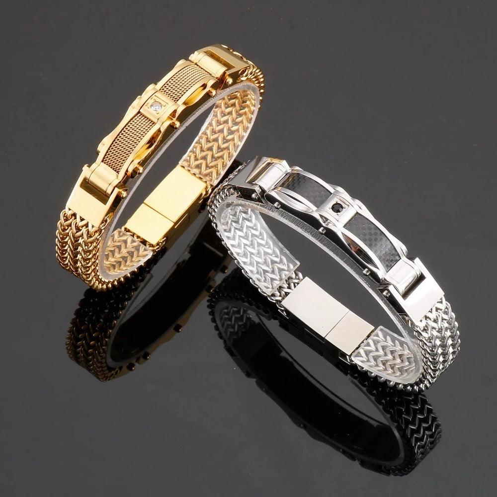 Pulseira Dourada Masculina - Renns