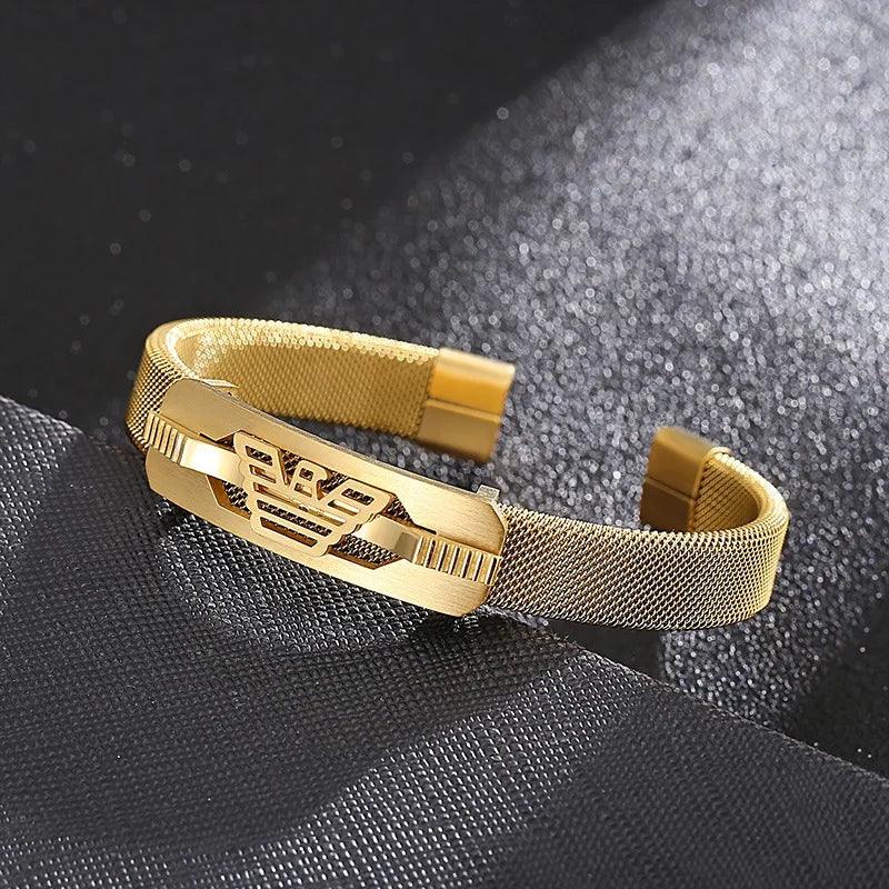 Pulseira Dourada Masculina - Renns