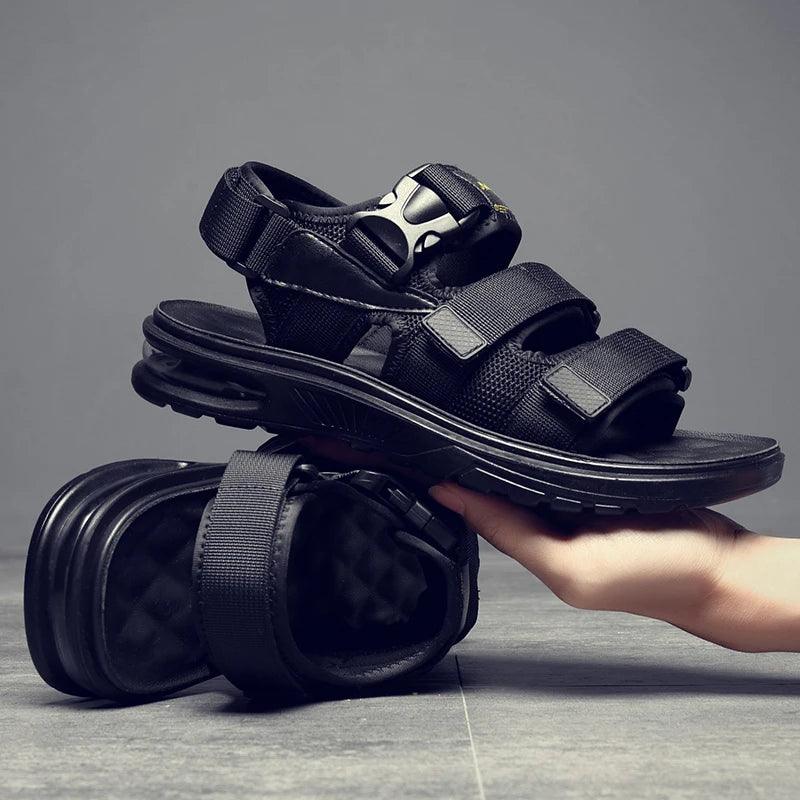 Sandália Preta Masculina - Renns
