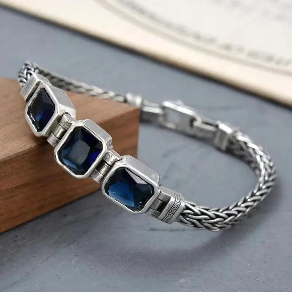 Pulseira de Prata Masculina - Renns