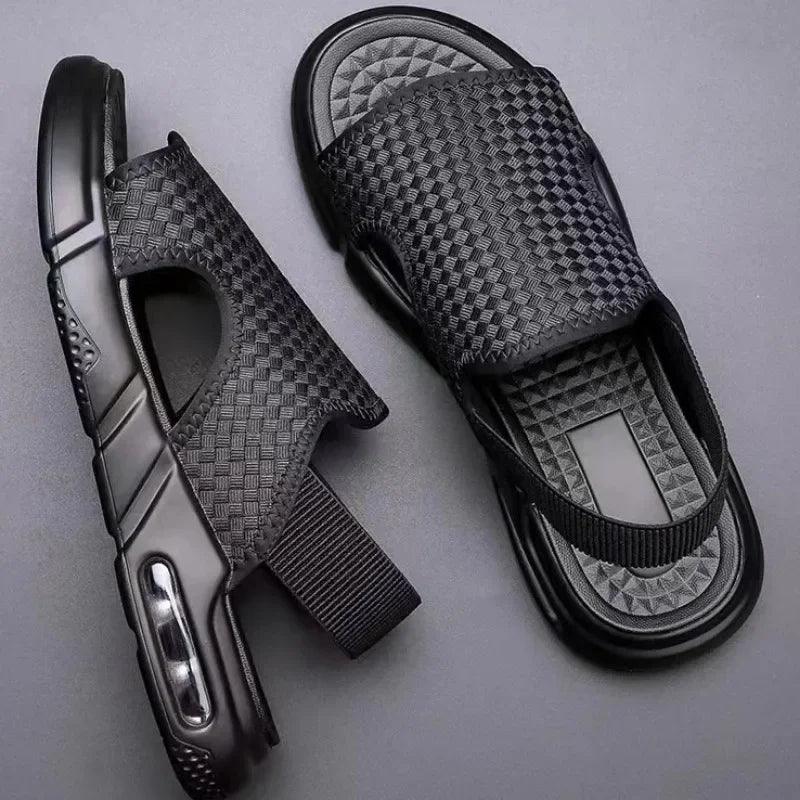 Sandália Preta Masculina - Renns