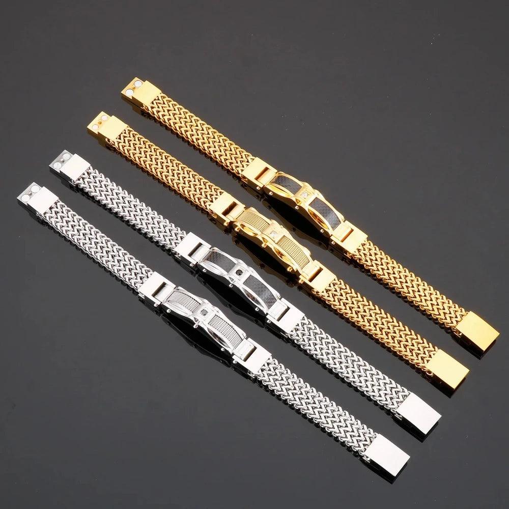 Pulseira Dourada Masculina - Renns