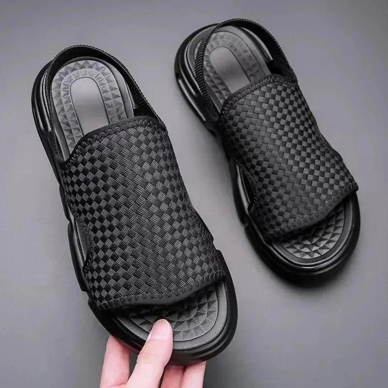 Sandália Preta Masculina - Renns