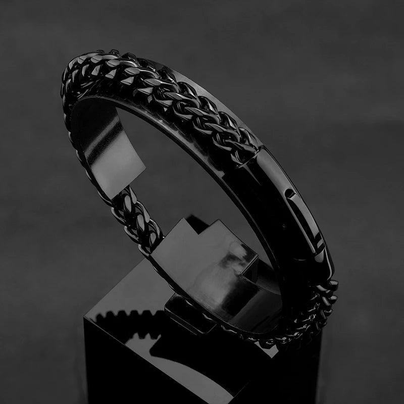 Pulseira Preta Masculina - Renns